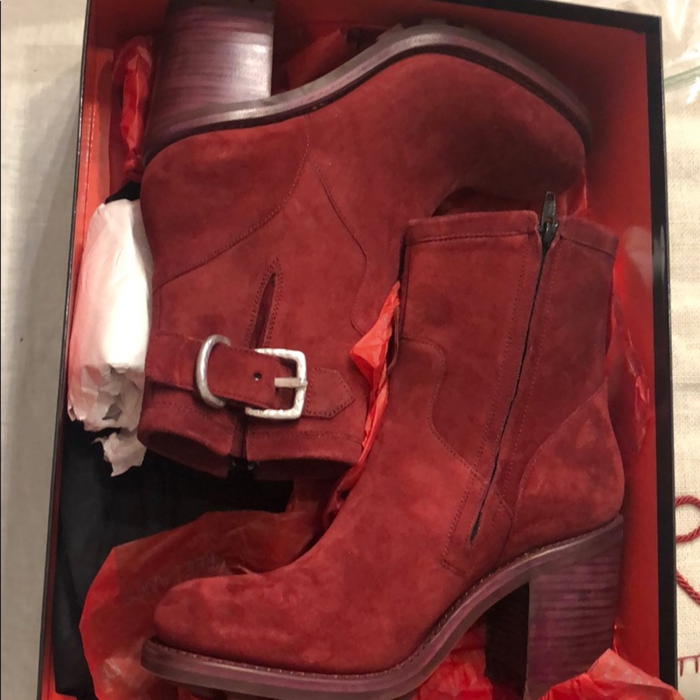 Free Lance Bordeaux Chunky Heel